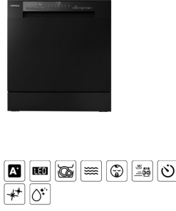 MÁY RỬA CHÉN ĐỂ BÀN HAFELE HDW T5531B